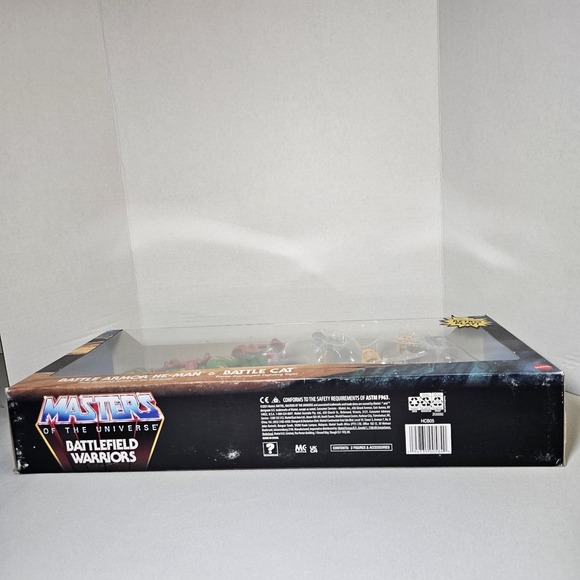 Brand New Masters Of The Universe Battle Armor He Man And Battle Cat Set - Picture 13 of 15